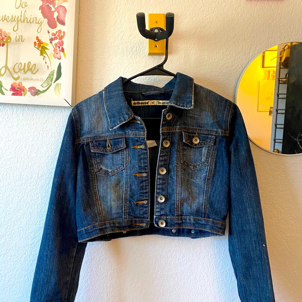 Cropped Jean Jacket